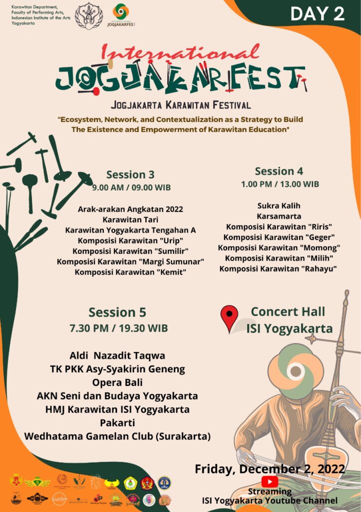 Poster Pergelaran International Jogjakarfest 2022 Day 2