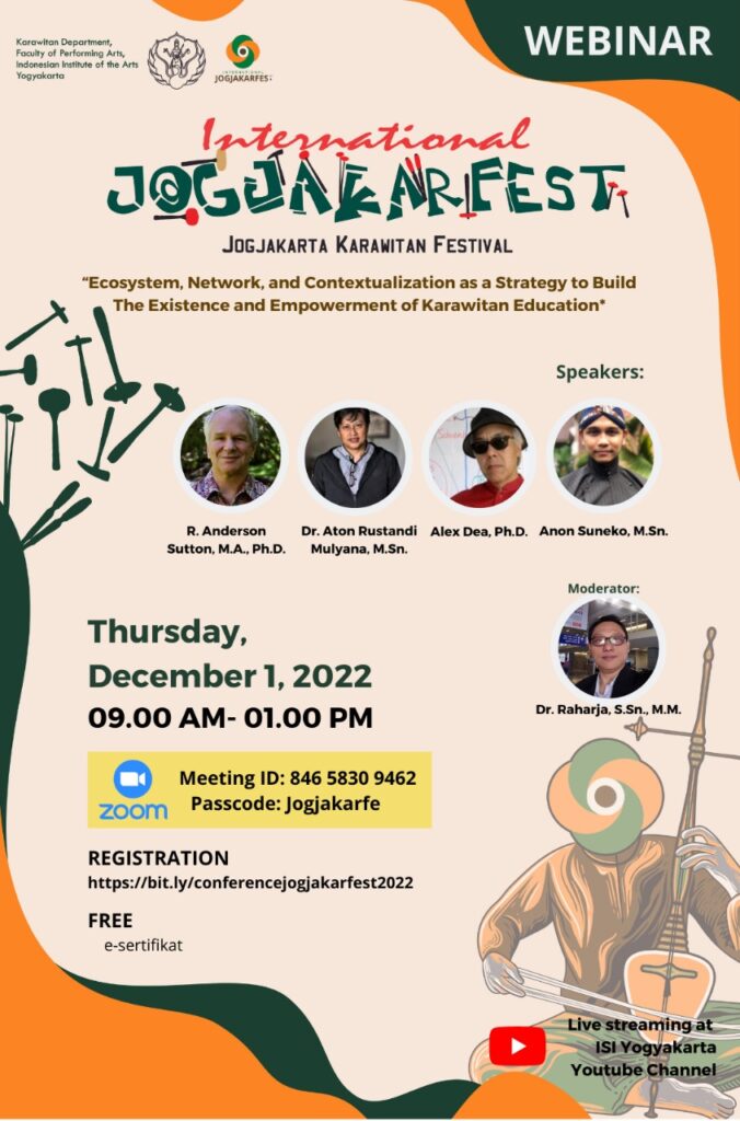 Poster Webinar International Jogjakarfest 2022