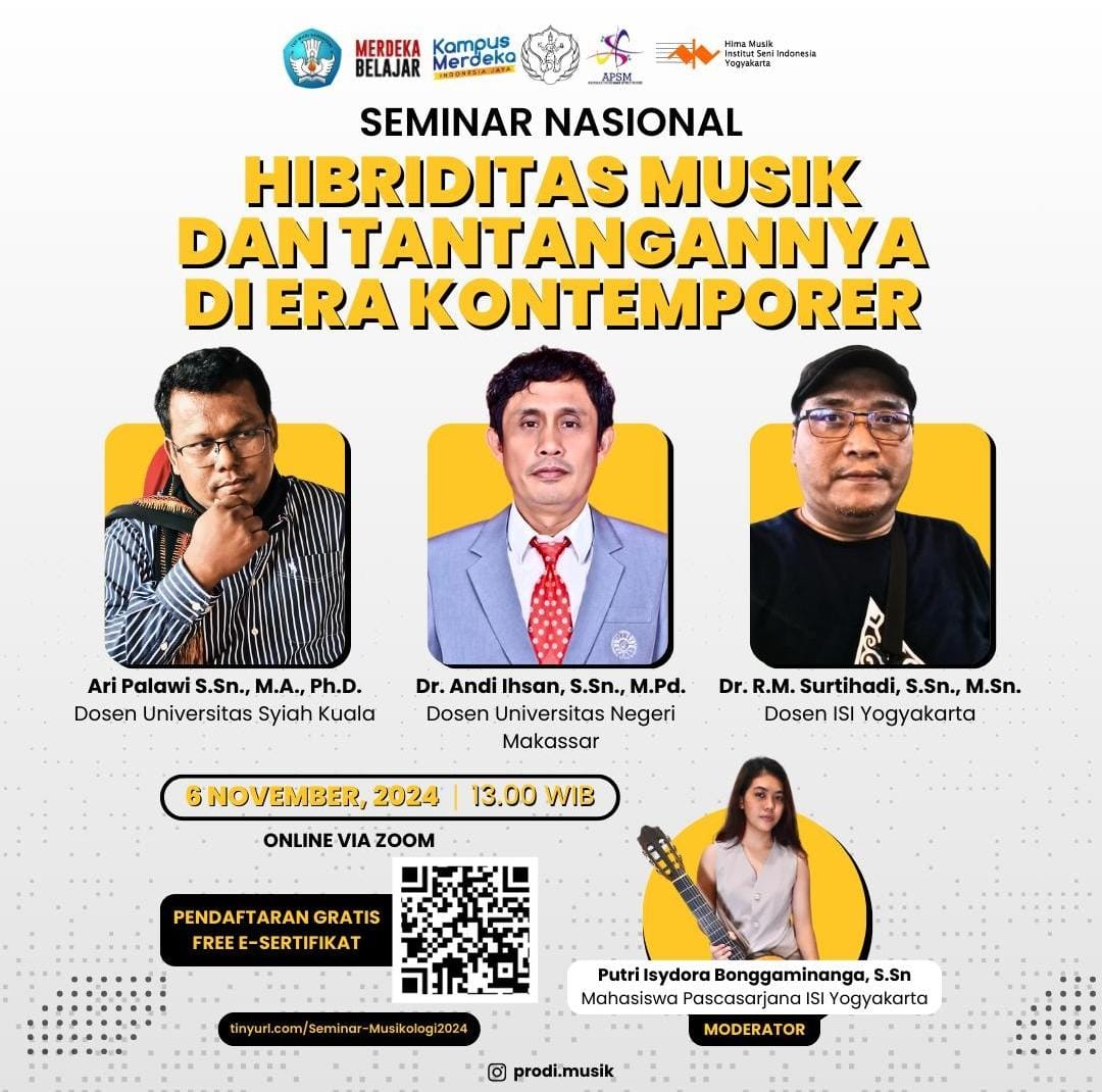 Prodi Musik Fakultas Seni Pertunjukan ISI Yogyakarta Selenggarakan ...