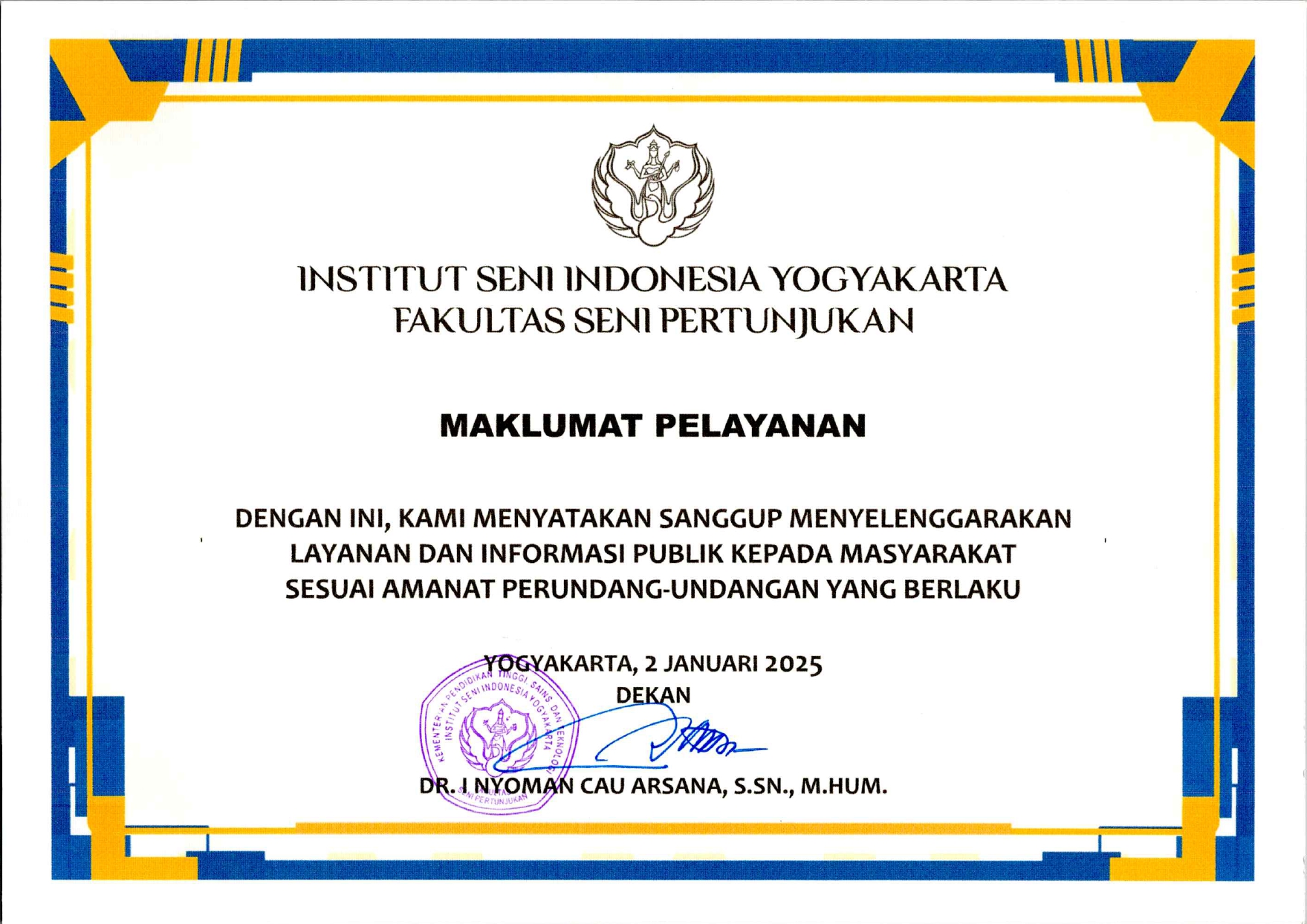 MUKLAMAT PELAYANAN FSP